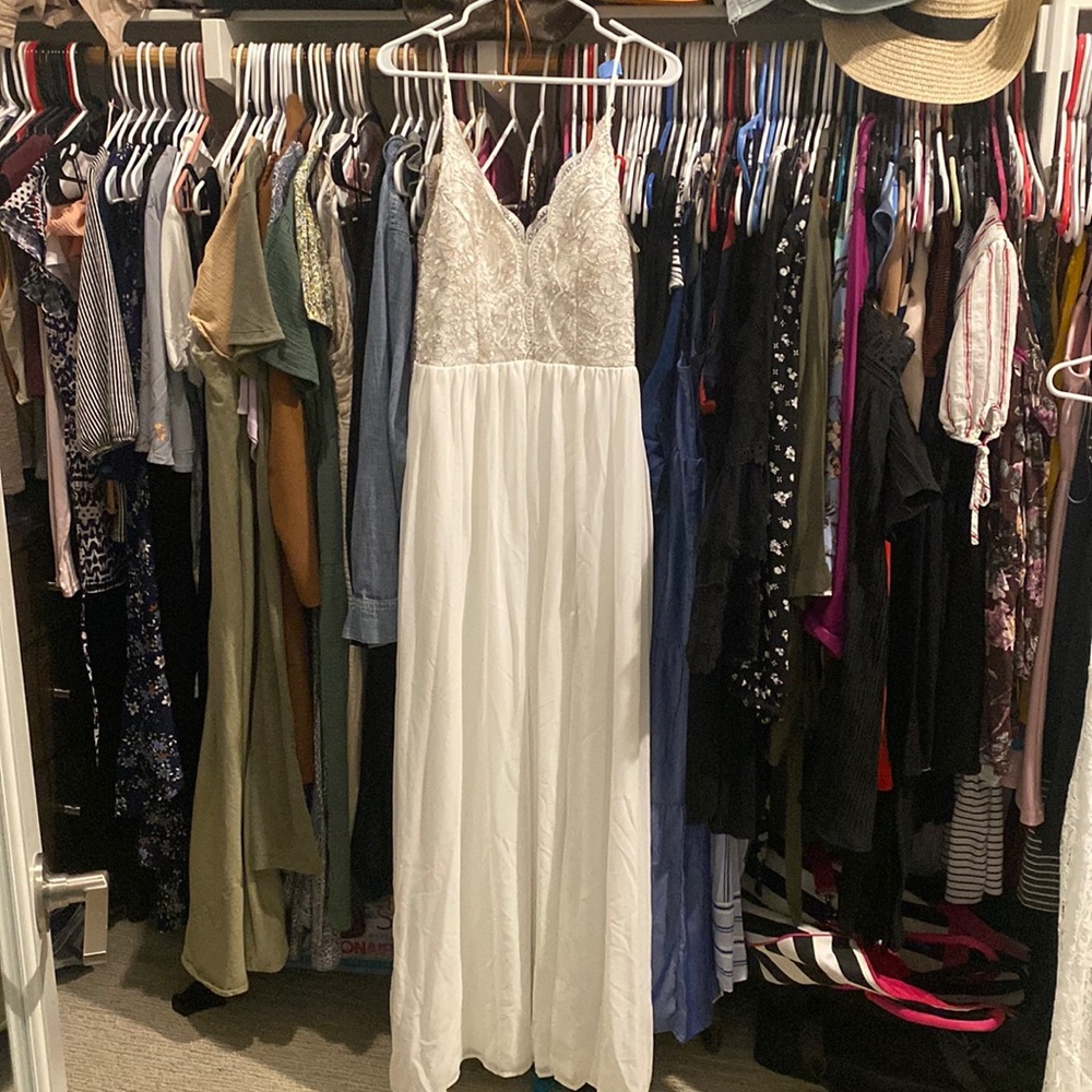 White dress